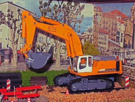 Vitrine Diorama de Travaux publics