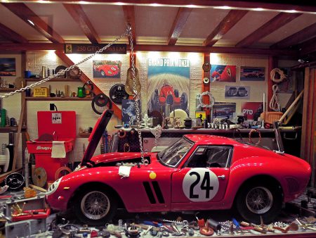 Vitrine Garage Ferrari 230 GTO 1963 LM