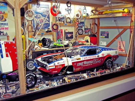 Vitrine Garage Ford Mustang Légend 1971
