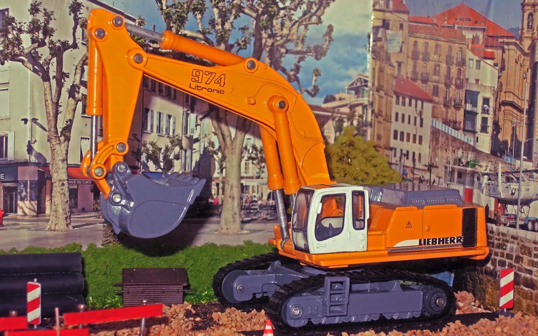 Vitrine Diorama de Travaux publics