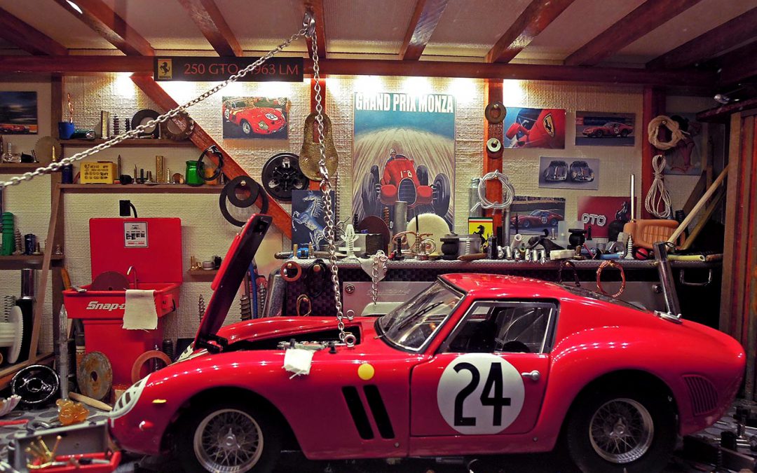 Vitrine Garage Ferrari 230 GTO 1963 LM