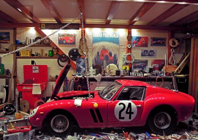 Vitrine Garage Ferrari 230 GTO 1963 LM